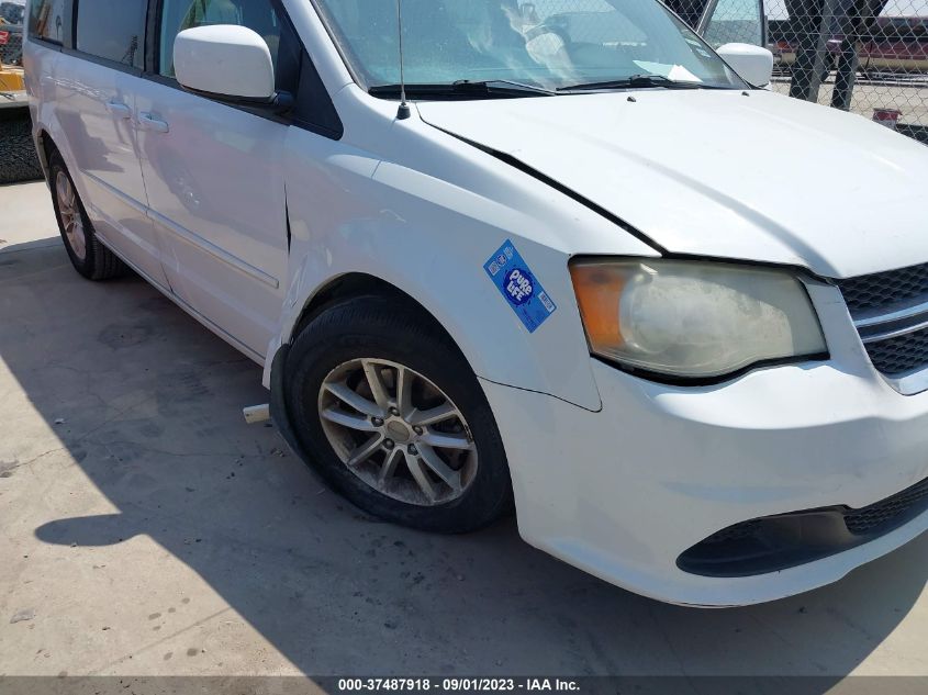 2014 DODGE GRAND CARAVAN SXT - 2C4RDGCG8ER341494