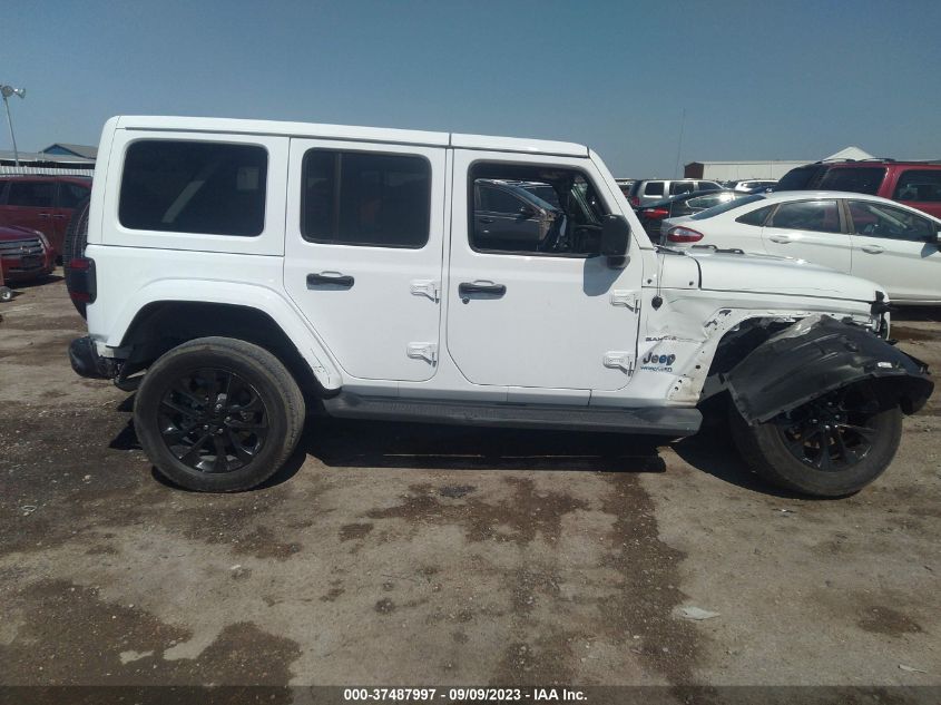 2021 JEEP WRANGLER 4XE UNLIMITED SAHARA 1C4JJXP62MW700948