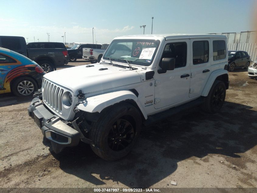 2021 JEEP WRANGLER 4XE UNLIMITED SAHARA 1C4JJXP62MW700948