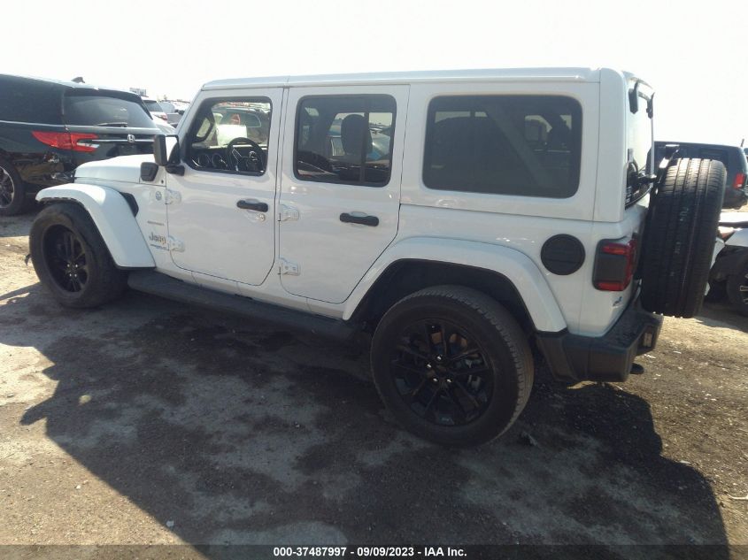 2021 JEEP WRANGLER 4XE UNLIMITED SAHARA 1C4JJXP62MW700948