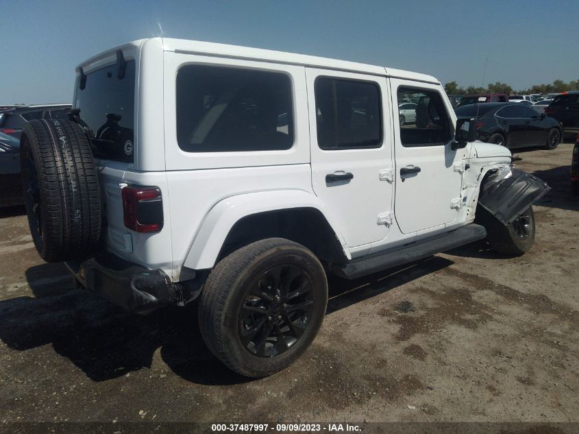 2021 JEEP WRANGLER 4XE UNLIMITED SAHARA 1C4JJXP62MW700948