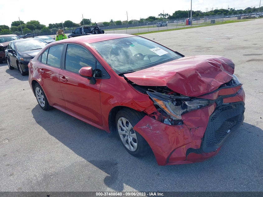 VIN JTDEPMAE6MJ177297 2021 TOYOTA COROLLA LE