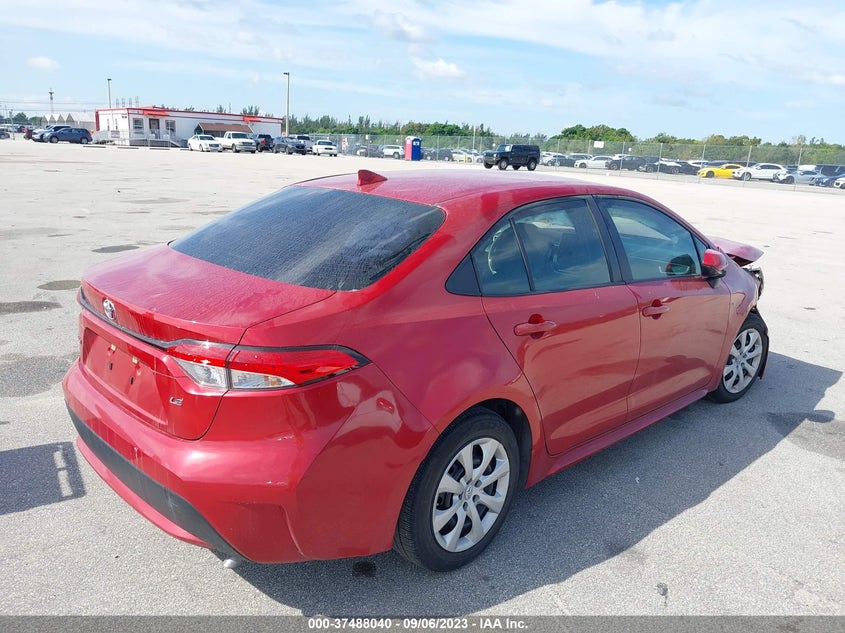 VIN JTDEPMAE6MJ177297 2021 TOYOTA COROLLA LE