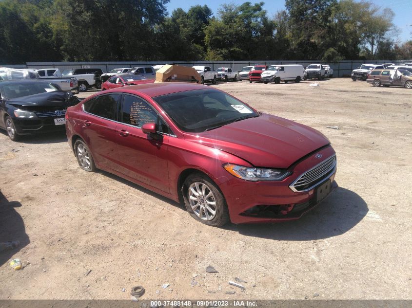 2017 FORD FUSION S - 3FA6P0G76HR109766