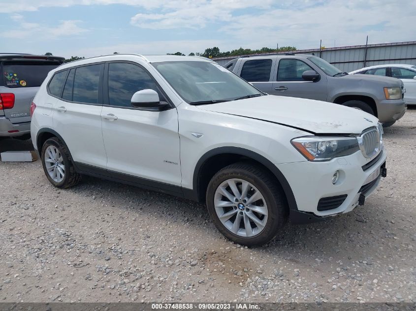 2016 BMW X3 XDRIVE28I - 5UXWX9C53G0D89438