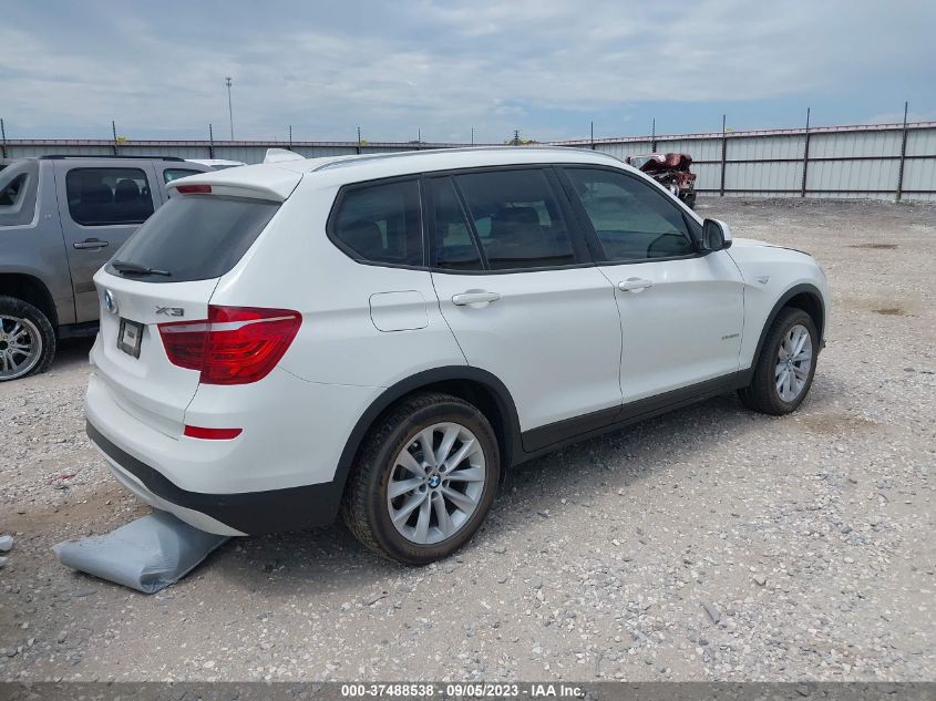 2016 BMW X3 XDRIVE28I - 5UXWX9C53G0D89438