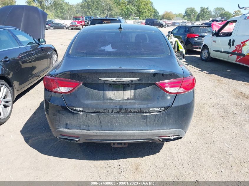 2015 CHRYSLER 200 S - 1C3CCCDG8FN615733
