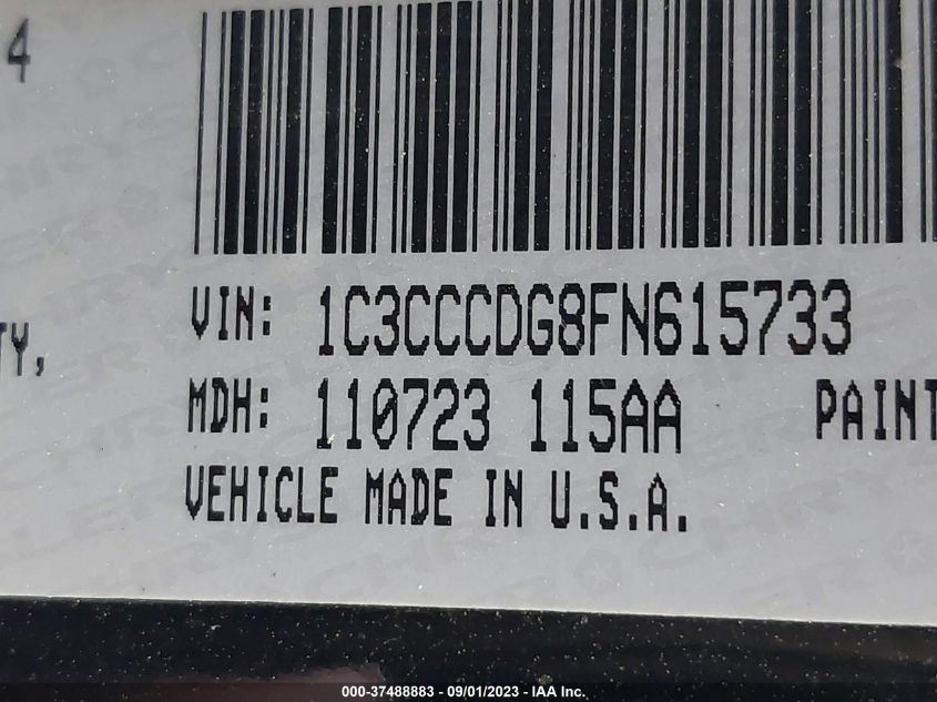 2015 CHRYSLER 200 S - 1C3CCCDG8FN615733