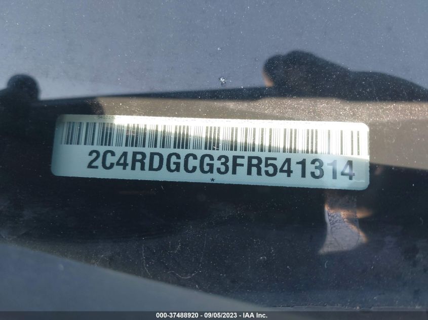 2015 DODGE GRAND CARAVAN SXT - 2C4RDGCG3FR541314