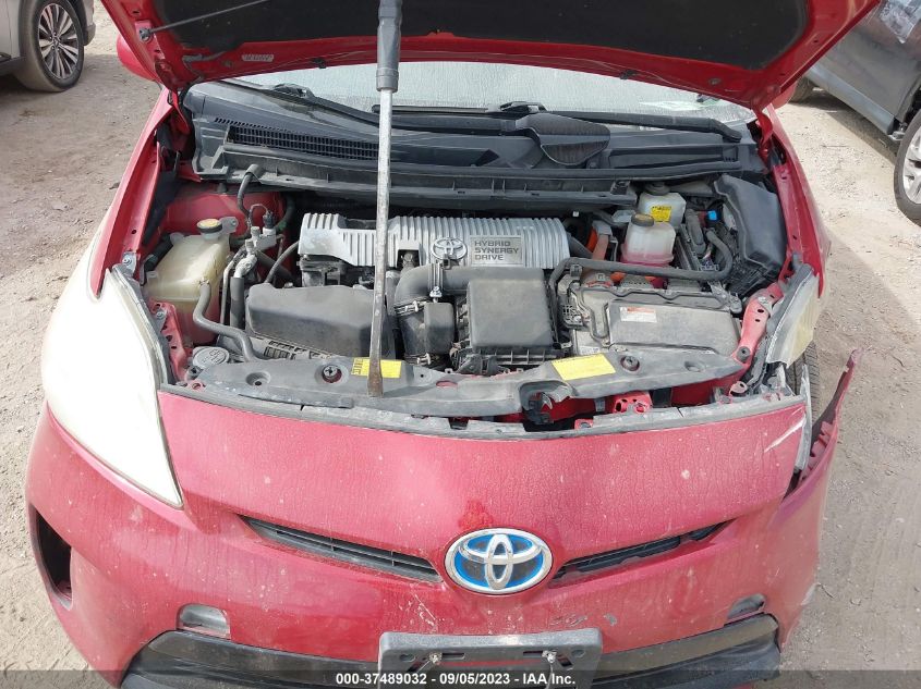 2013 TOYOTA PRIUS ONE/TWO/THREE/FOUR/FIVE - JTDKN3DU6D0348173