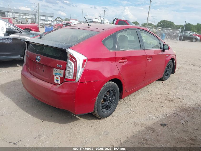 2013 TOYOTA PRIUS ONE/TWO/THREE/FOUR/FIVE - JTDKN3DU6D0348173
