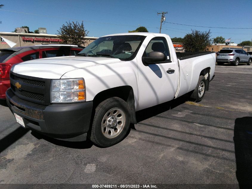 2013 CHEVROLET SILVERADO 1500 WORK TRUCK - 1GCNCPEX1DZ404888