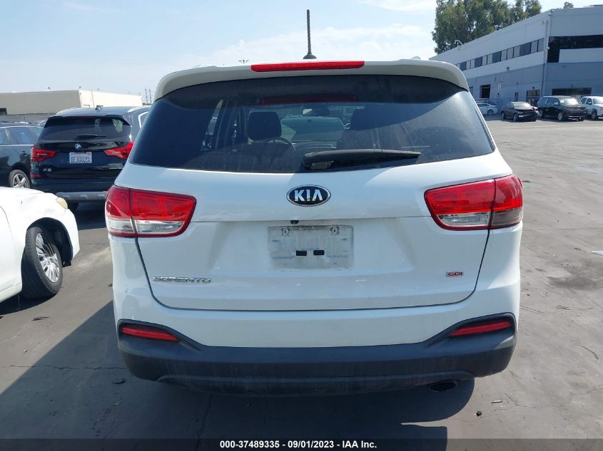 2016 KIA SORENTO LX - 5XYPG4A38GG098211