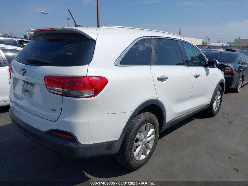 2016 KIA SORENTO LX - 5XYPG4A38GG098211