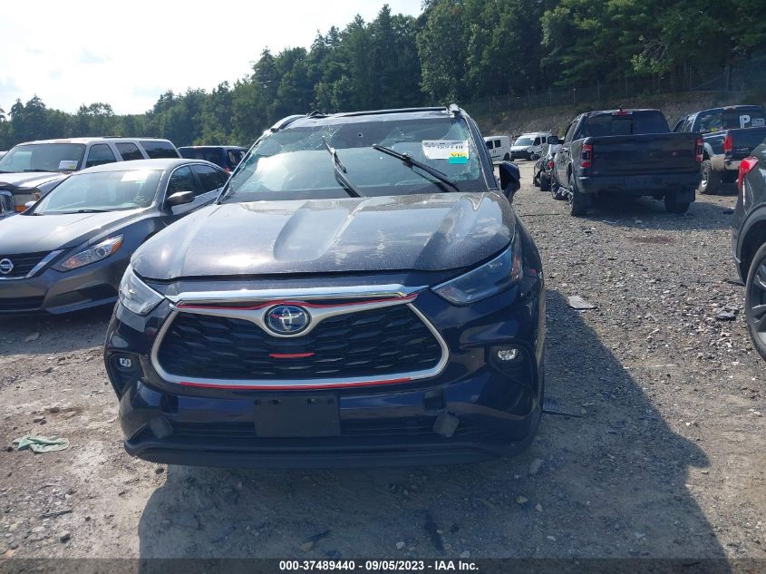 2021 TOYOTA HIGHLANDER HYBRID XLE - 5TDGBRCH4MS515021