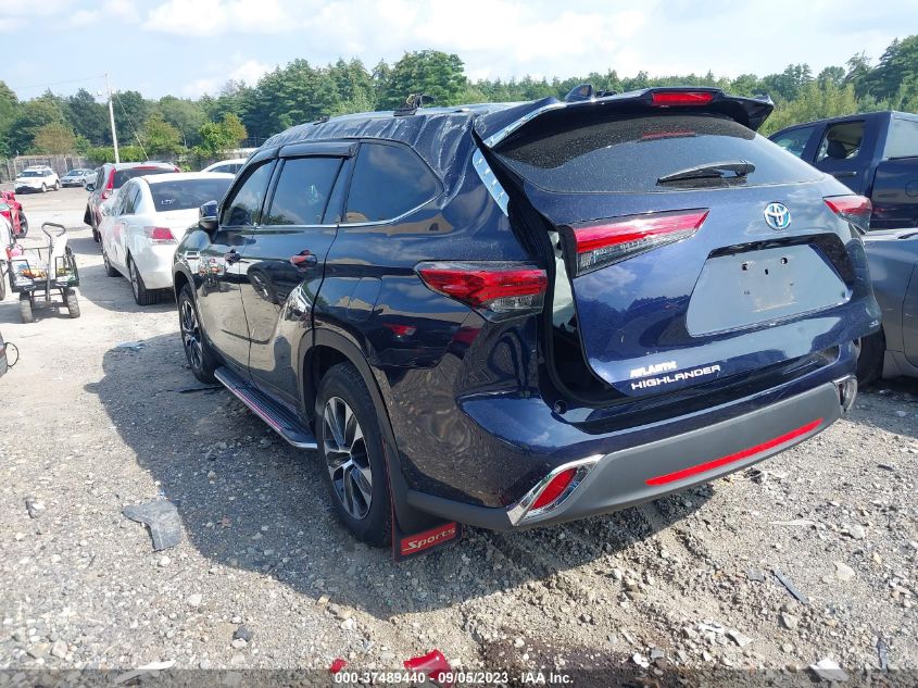2021 TOYOTA HIGHLANDER HYBRID XLE - 5TDGBRCH4MS515021