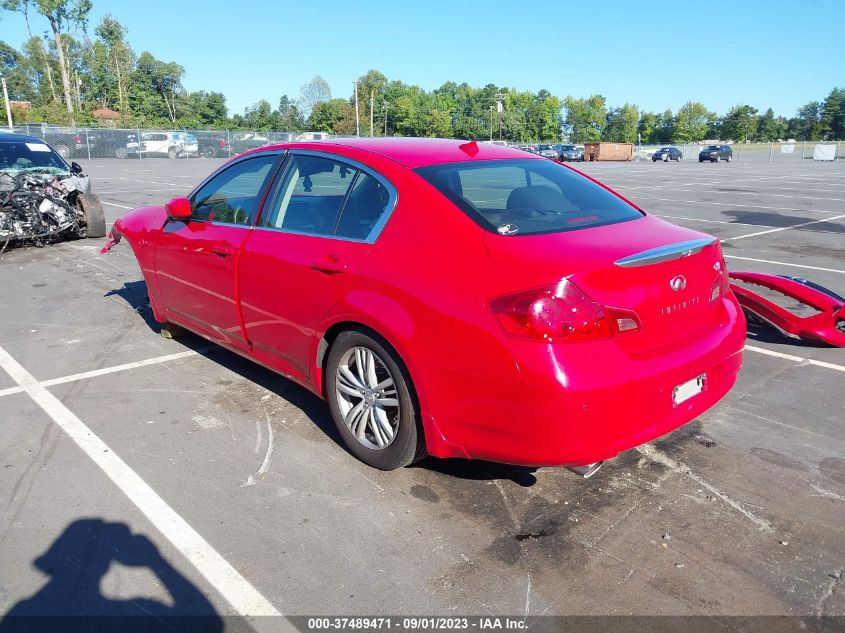 2013 INFINITI G37 SEDAN JOURNEY - JN1CV6AP5DM301104
