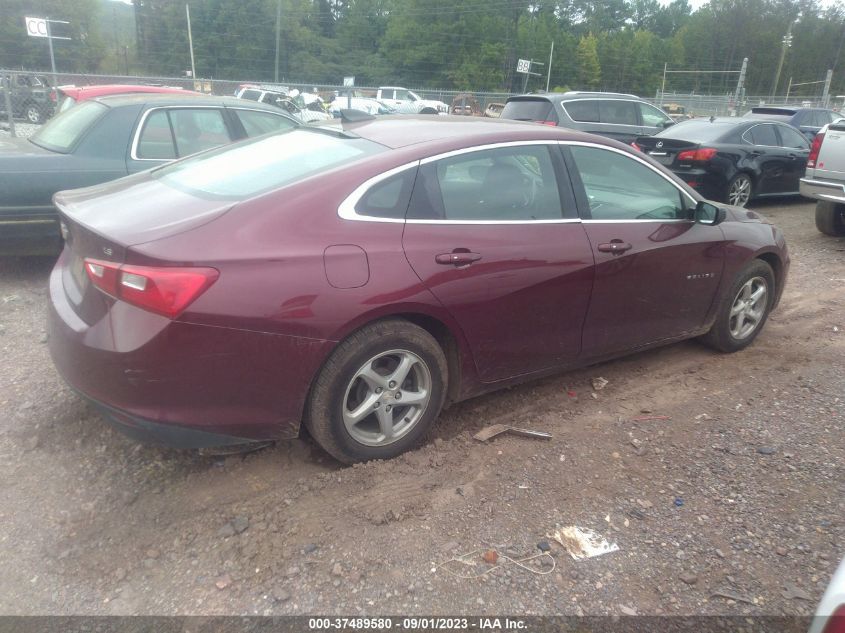 2016 CHEVROLET MALIBU LS - 1G1ZB5ST1GF278220