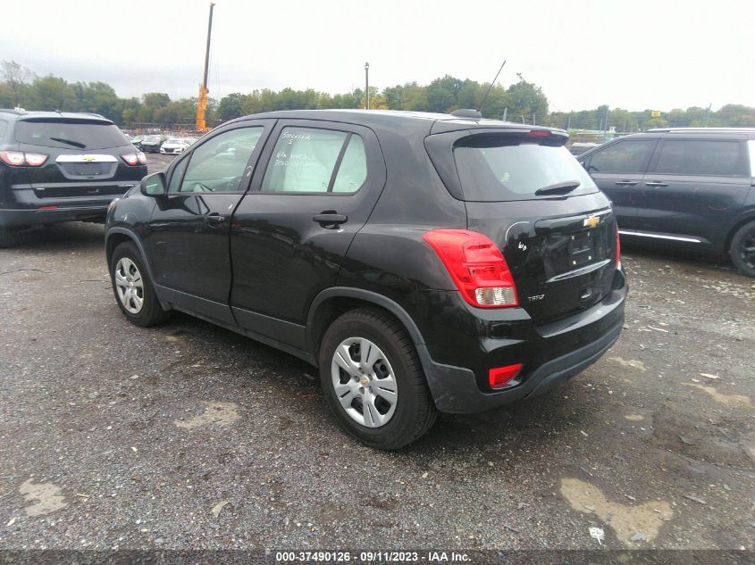 2019 CHEVROLET TRAX LS - 3GNCJKSBXKL165216