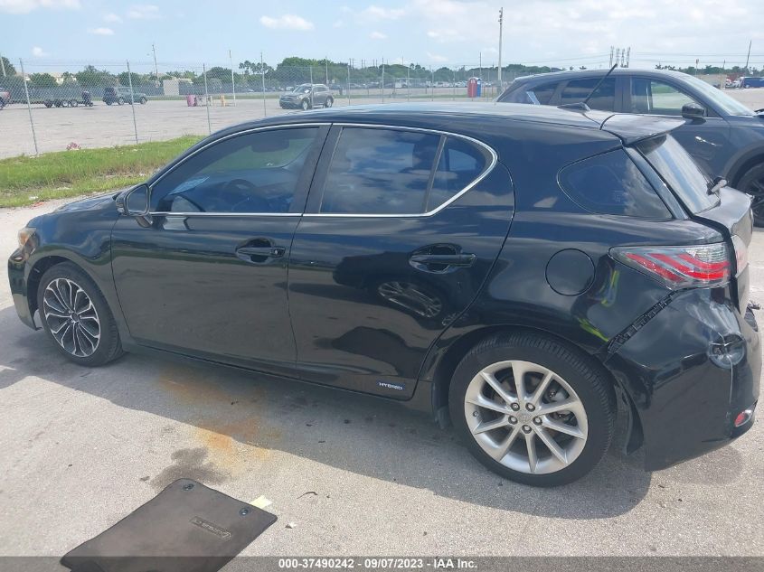 2013 LEXUS CT 200H HYBRID - JTHKD5BH9D2159721