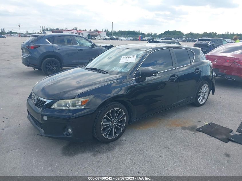 2013 LEXUS CT 200H HYBRID - JTHKD5BH9D2159721