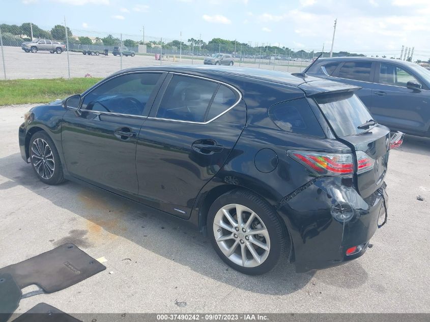 2013 LEXUS CT 200H HYBRID - JTHKD5BH9D2159721