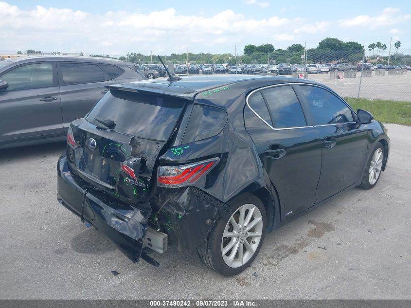 2013 LEXUS CT 200H HYBRID - JTHKD5BH9D2159721