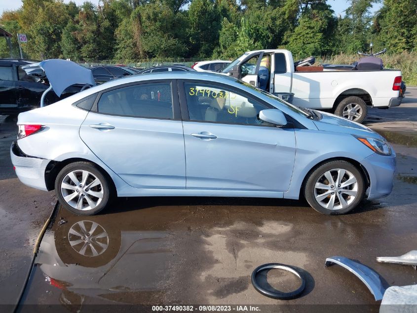 2013 HYUNDAI ACCENT GLS - KMHCU4AE0DU572392