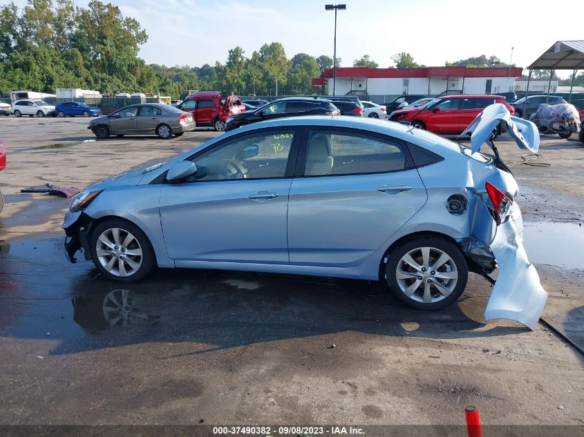 2013 HYUNDAI ACCENT GLS - KMHCU4AE0DU572392