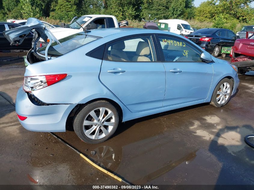 2013 HYUNDAI ACCENT GLS - KMHCU4AE0DU572392