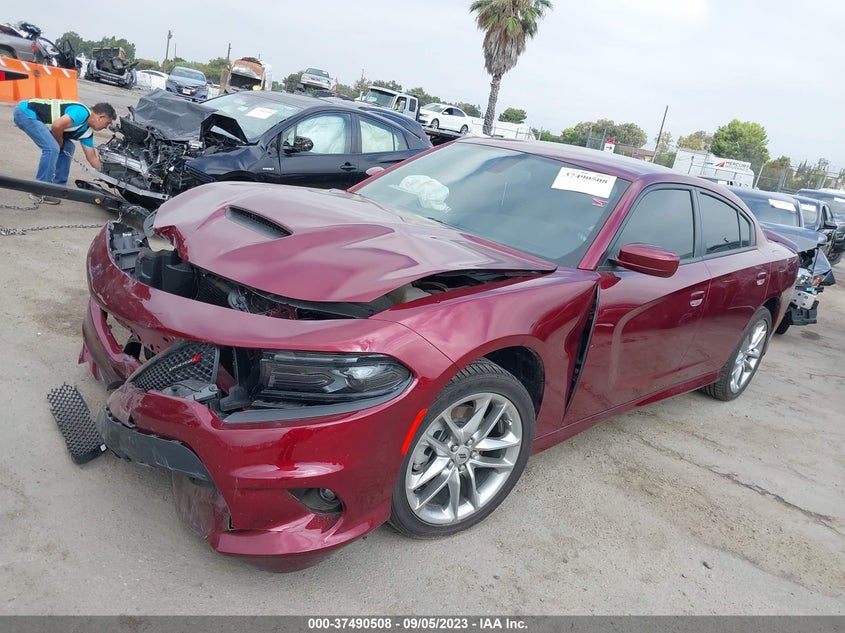 VIN 2C3CDXMG7NH174169 2022 DODGE CHARGER GT