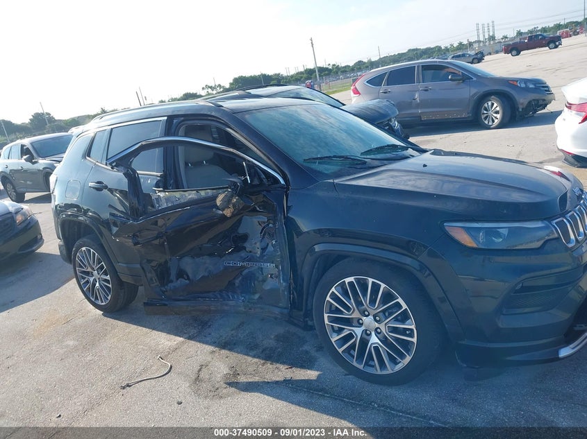 VIN 3C4NJDCB7NT126809 2022 JEEP COMPASS LIMITED