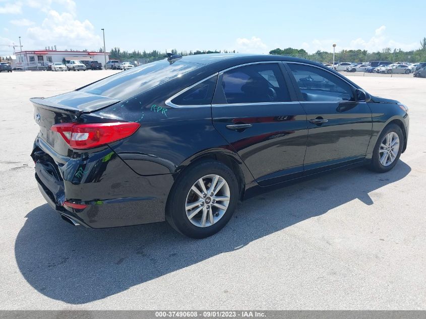 2015 HYUNDAI SONATA 2.4L SE - 5NPE24AF2FH202716