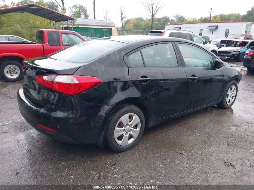 2016 KIA FORTE LX - KNAFK4A68G5613105
