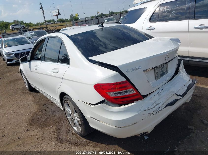 2013 MERCEDES-BENZ C-CLASS C 300 - WDDGF8AB1DR289487