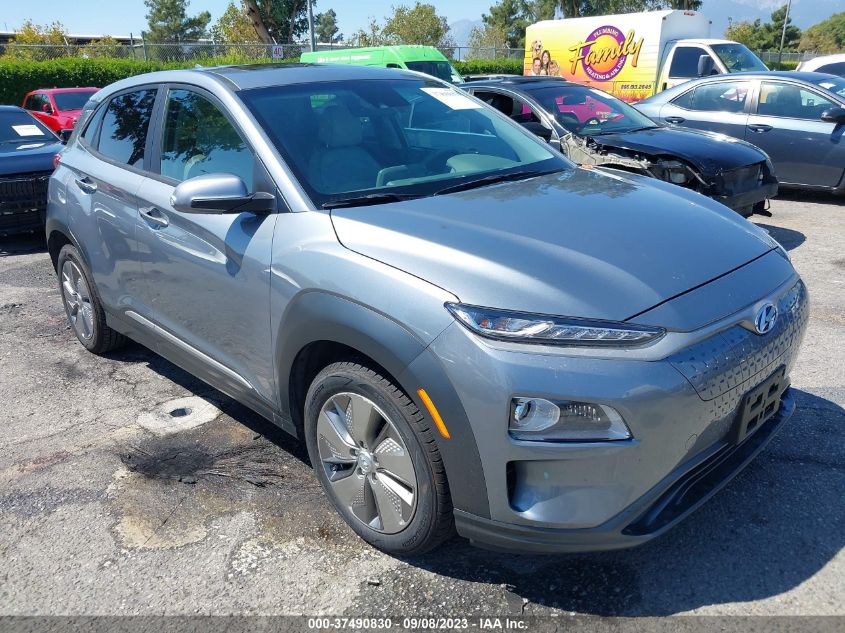 2021 HYUNDAI KONA EV LIMITED - KM8K33AG2MU124259
