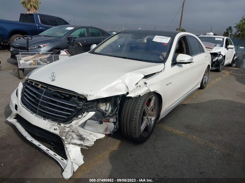 2015 MERCEDES-BENZ S-CLASS S 63 AMG - WDDUG7JB9FA101469