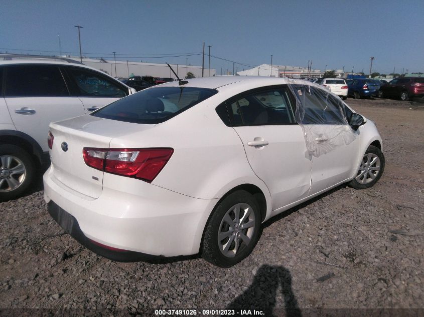 2016 KIA RIO LX - KNADM4A37G6613744