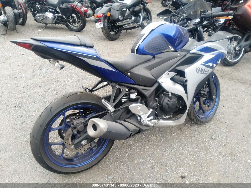 2015 YAMAHA YZFR3 MH3RH06Y1FK009706