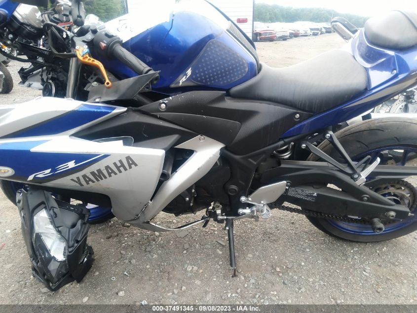 2015 YAMAHA YZFR3 MH3RH06Y1FK009706