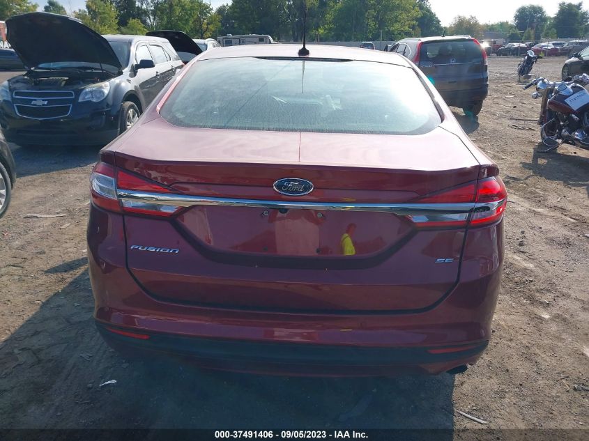 2018 FORD FUSION SE - 3FA6P0H73JR114329