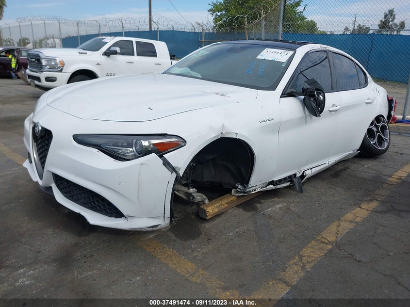 VIN ZARFAMBN2N7653456 2022 ALFA ROMEO GIULIA VELOCE