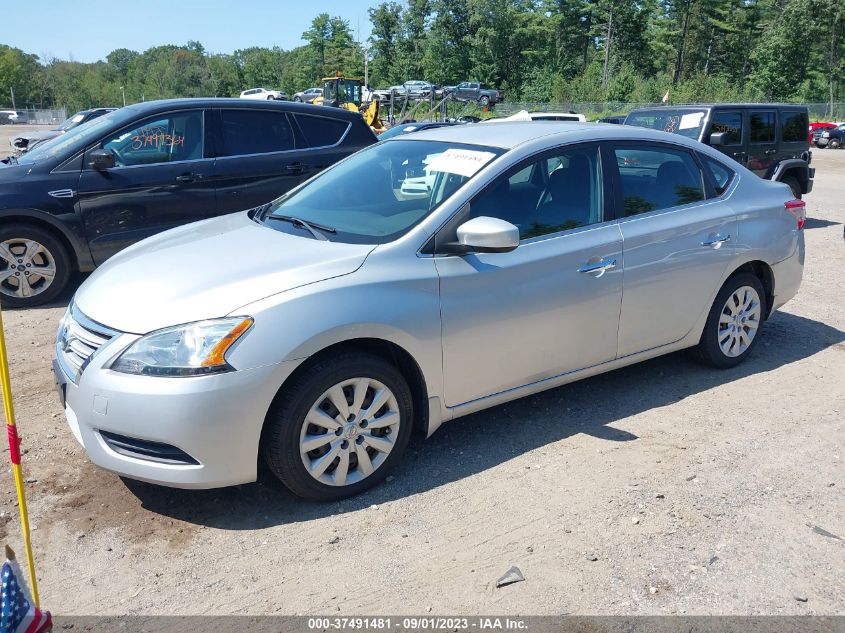 2014 NISSAN SENTRA SV - 1N4AB7AP0EN851959