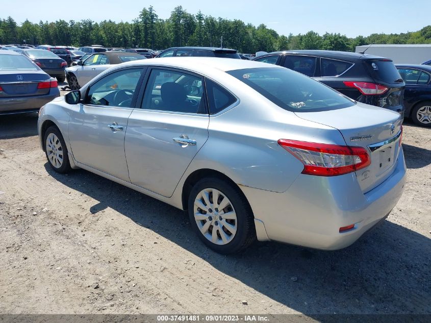 2014 NISSAN SENTRA SV - 1N4AB7AP0EN851959