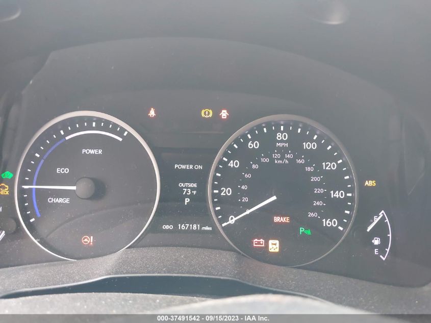 2014 LEXUS ES 300H HYBRID JTHBW1GGXE2053363