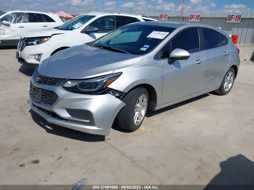 VIN 3G1BE6SM7JS618836 2018 CHEVROLET CRUZE LT