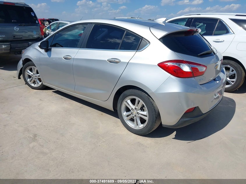 VIN 3G1BE6SM7JS618836 2018 CHEVROLET CRUZE LT