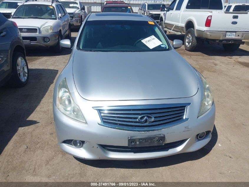 2013 INFINITI G37 SEDAN JOURNEY JN1CV6AP4DM719394