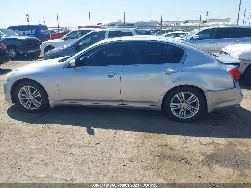 2013 INFINITI G37 SEDAN JOURNEY JN1CV6AP4DM719394