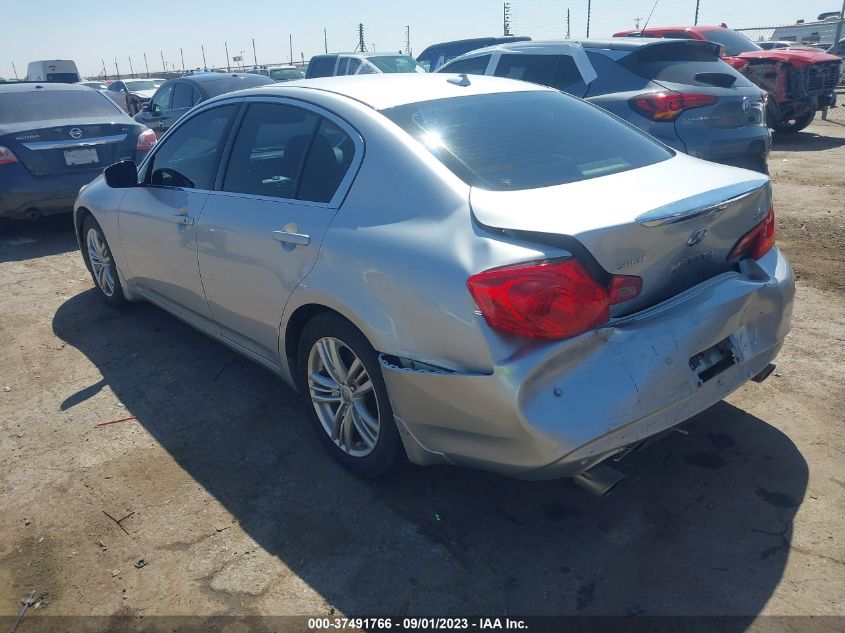 2013 INFINITI G37 SEDAN JOURNEY JN1CV6AP4DM719394
